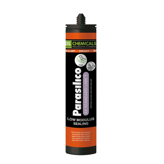 Parasilico AX Standard LMN T - Alcoxy silicone op transparante basis voor aansluit- en gevelvoegen