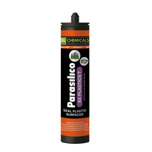 Parasilico AX Plastics T - Hoogwaardige alcoxy silicone voor kunststof, polycarbonaat en PMMA