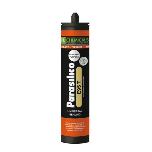 Parasilico E95 T - Azijnzure silicone voor bouw en industriële toepassingen